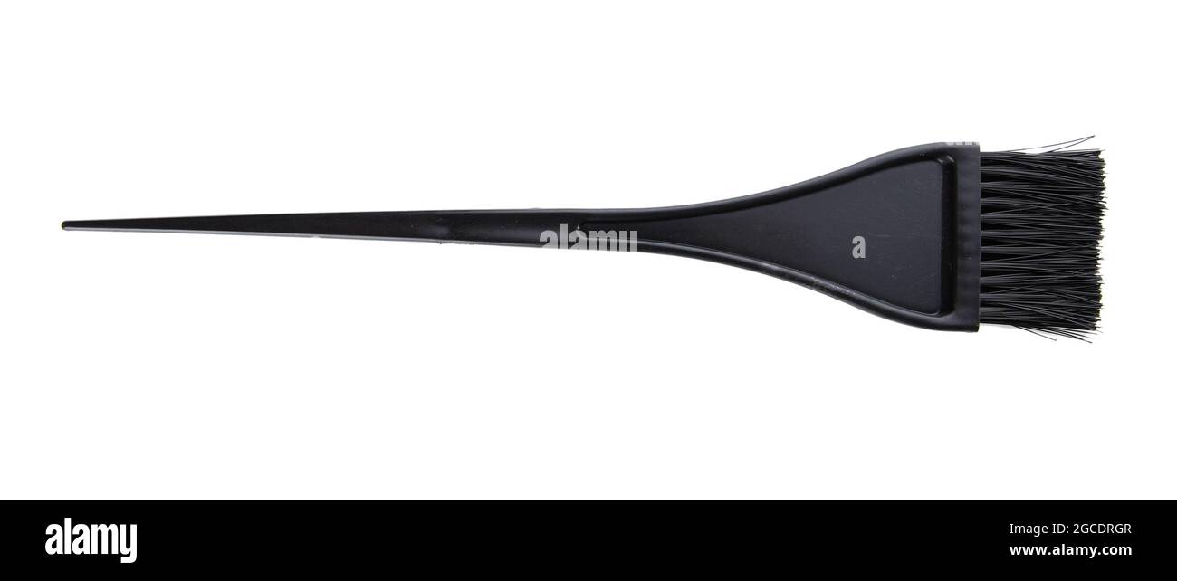 Hair dye brush ,isolated on white Stock Photo Alamy