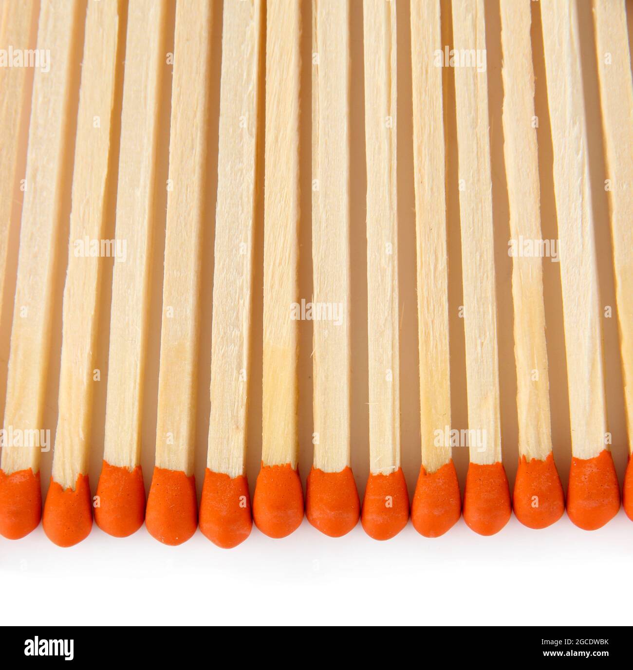 Long matches for fireplace, isolated on white Stock Photo Alamy