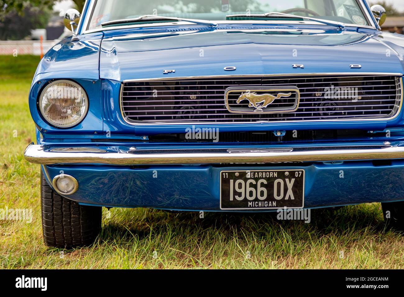 Festival of Wheels, Ipswich – July 20201. Front on view of classic Ford ...