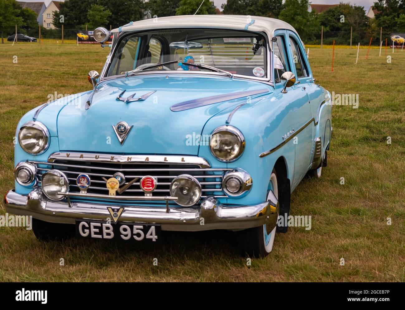 Festival of Wheels, Ipswich – July 20201. A classic and retro Vauxhall car on public display Stock Photo