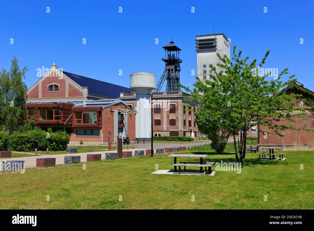 Former coal mine (currently museum) in Lievin (Pas-de-Calais), France Stock Photo