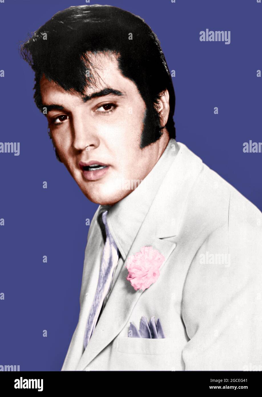 Elvis Presley Publicity Photo for The Trouble with Girls (recoloured ...