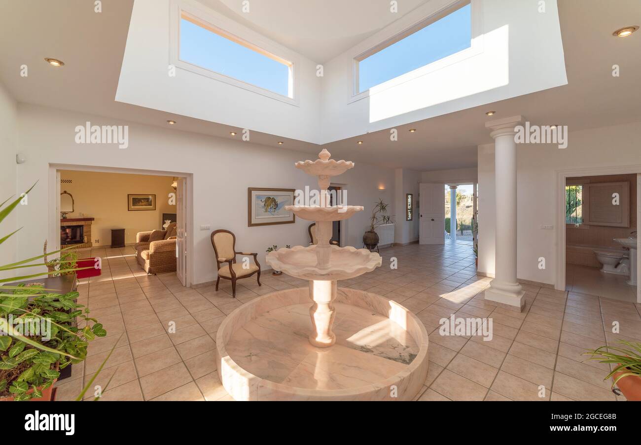 Country house near the sea in Vera, Almeria province, Andalusia region, Spain. Stock Photo