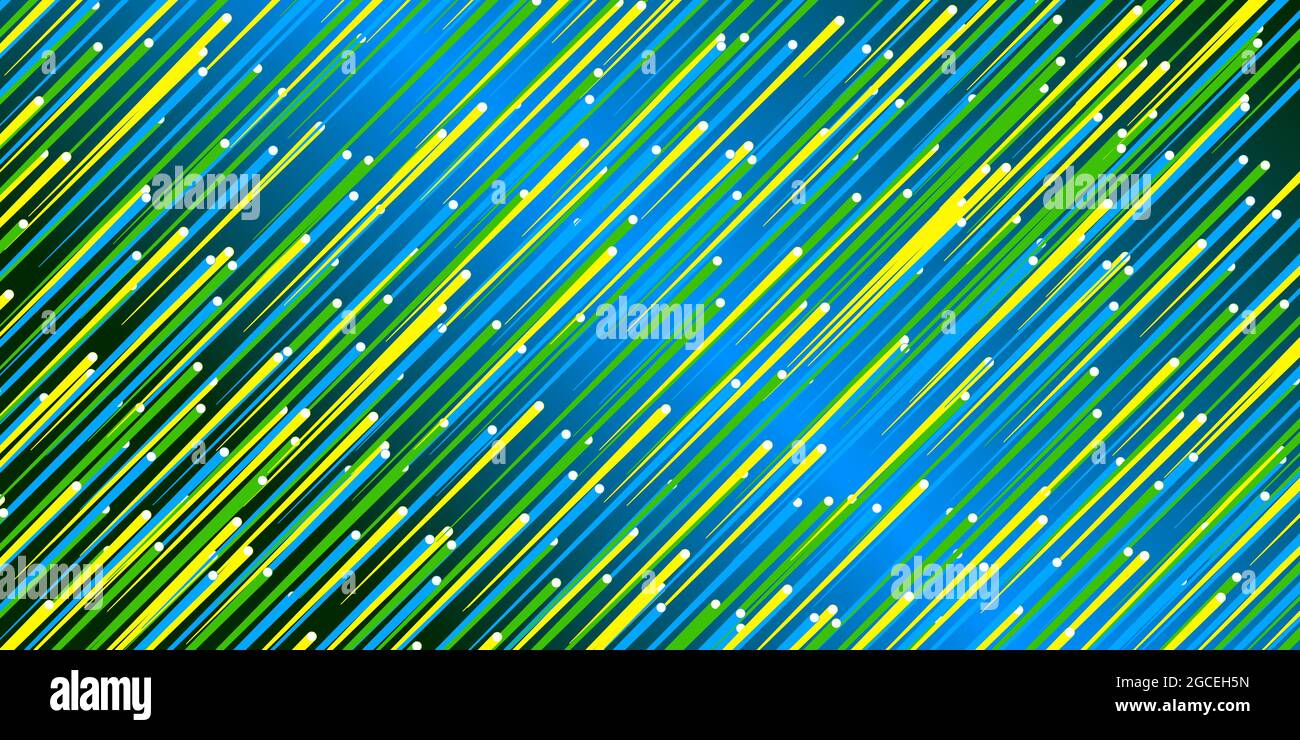 Flying meteorites background. Diagonal dynamic banner lines. Speed poster element. Vector illustration Stock Vector