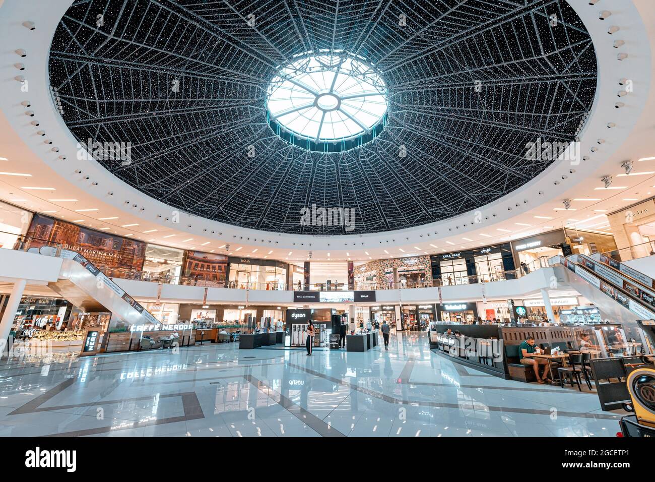 23 February 2021, Dubai, UAE Panoramic view of the interior of the