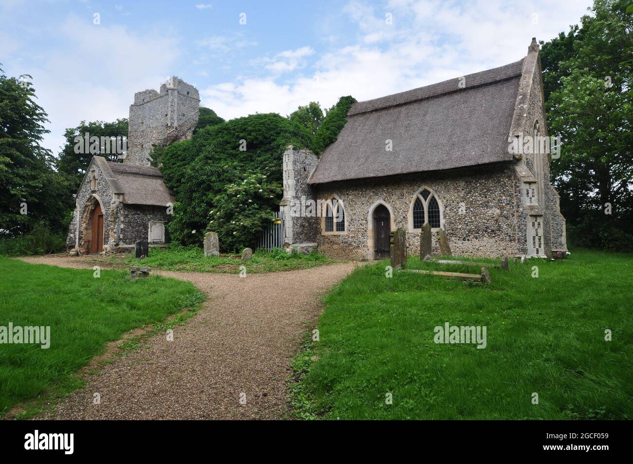 All Saints church, Billockby, Norfolk, England, UK. Stock Photo