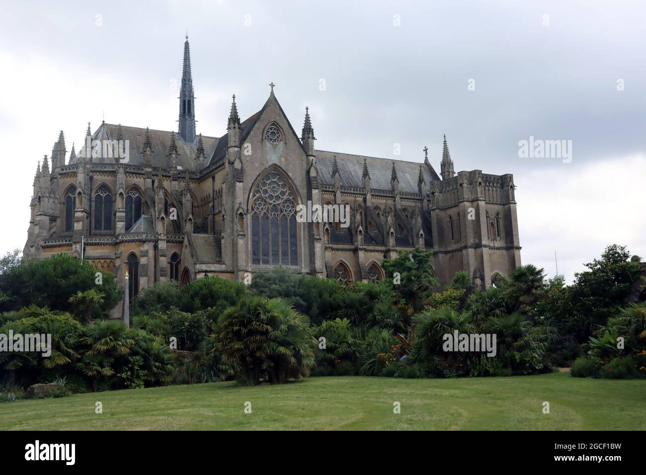 2021 08 04: View of Arundel Cathedral, Arundel, UK Stock Photo