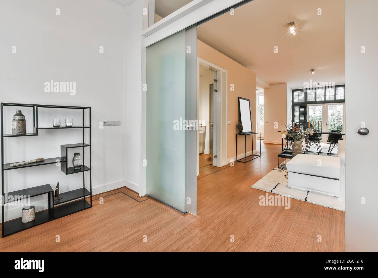 Bright interior design of a luxury house Stock Photo - Alamy