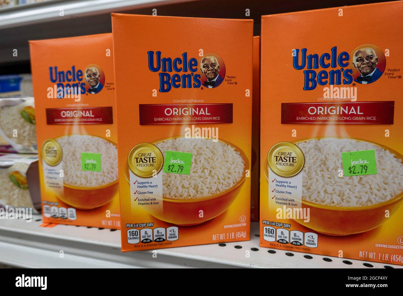 Box uncle bens rice hi-res stock photography and images - Alamy