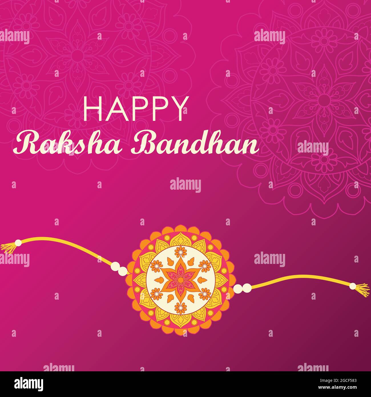 Indian Hindu festival Raksha bandhan background for greeting cards, banner,  poster etc Stock Vector Image & Art - Alamy