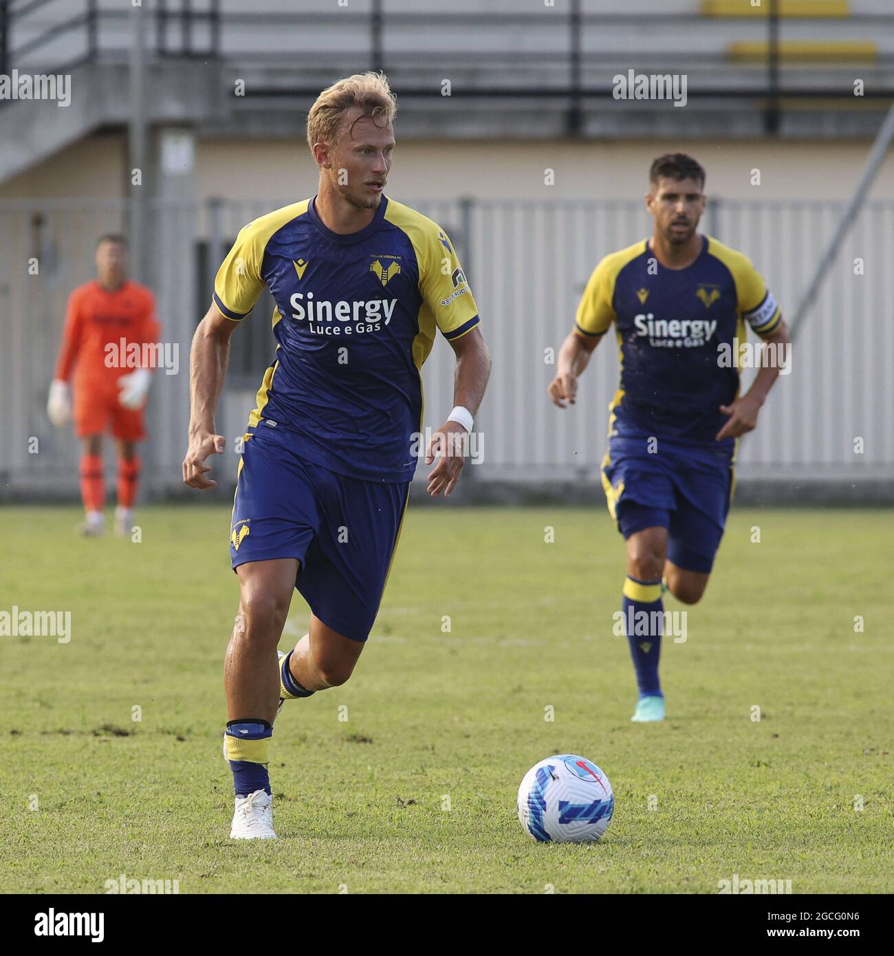 Pavia, Italia. 07th Aug, 2021. Pavia (PV), Italia, 07 Agosto, stadio Pietro  Fortunati, incontro amichevole tra le squadre dell'UC Sampdoria e  dell'Hellas Verona, nella foto: Antonin Barak Credit: Independent Photo  Agency/Alamy Live