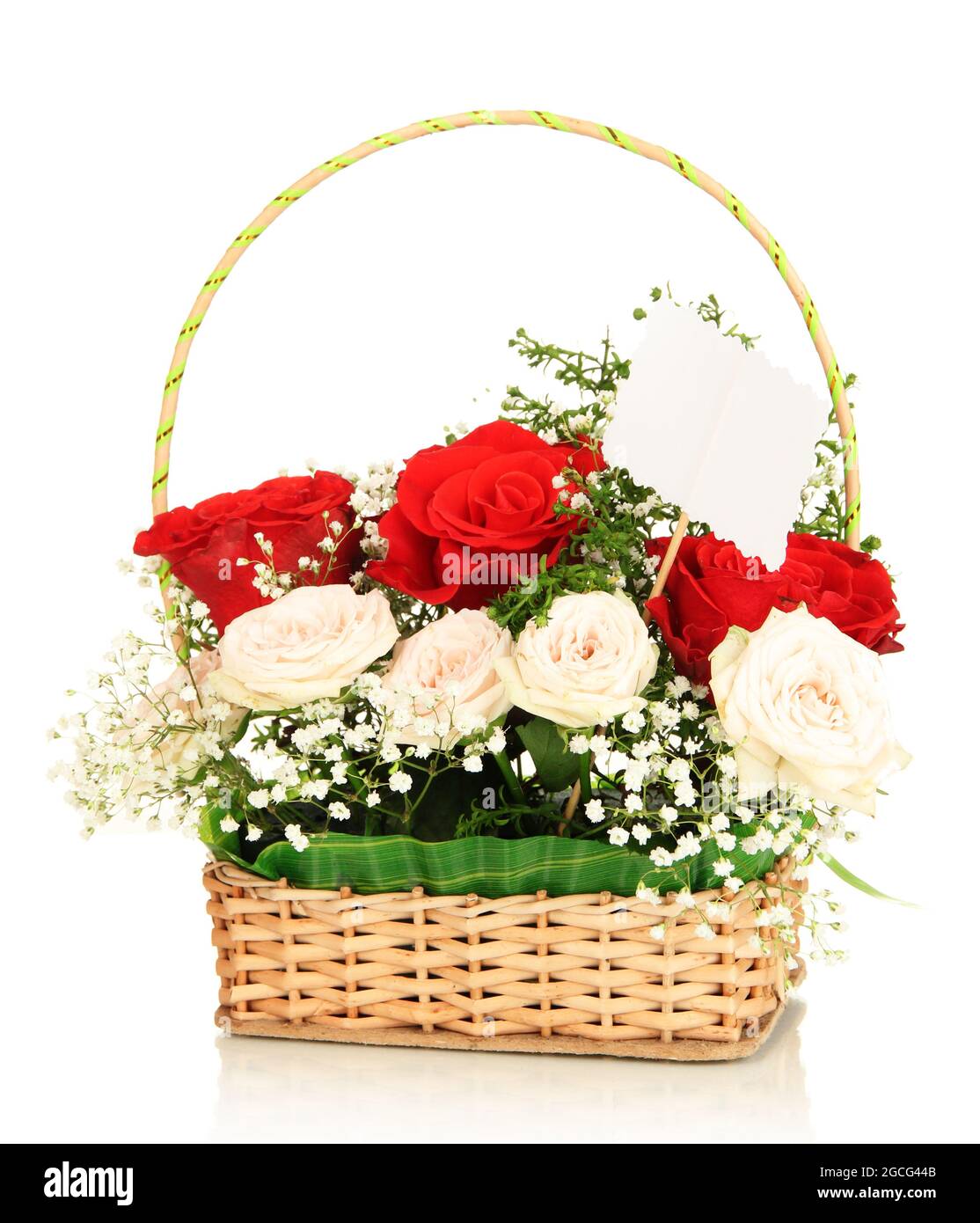 Bouquet of fresh flowers for sale isolated on white Stock Photo Alamy
