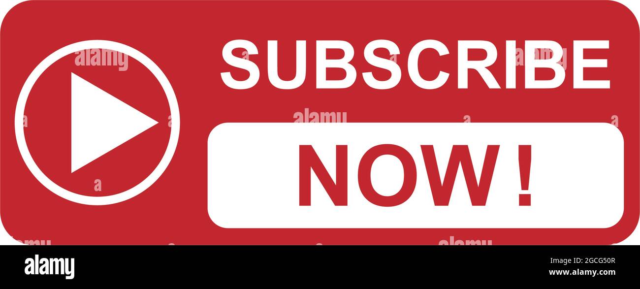 Subscribe now icon logo button template vector Stock Vector Image & Art -  Alamy