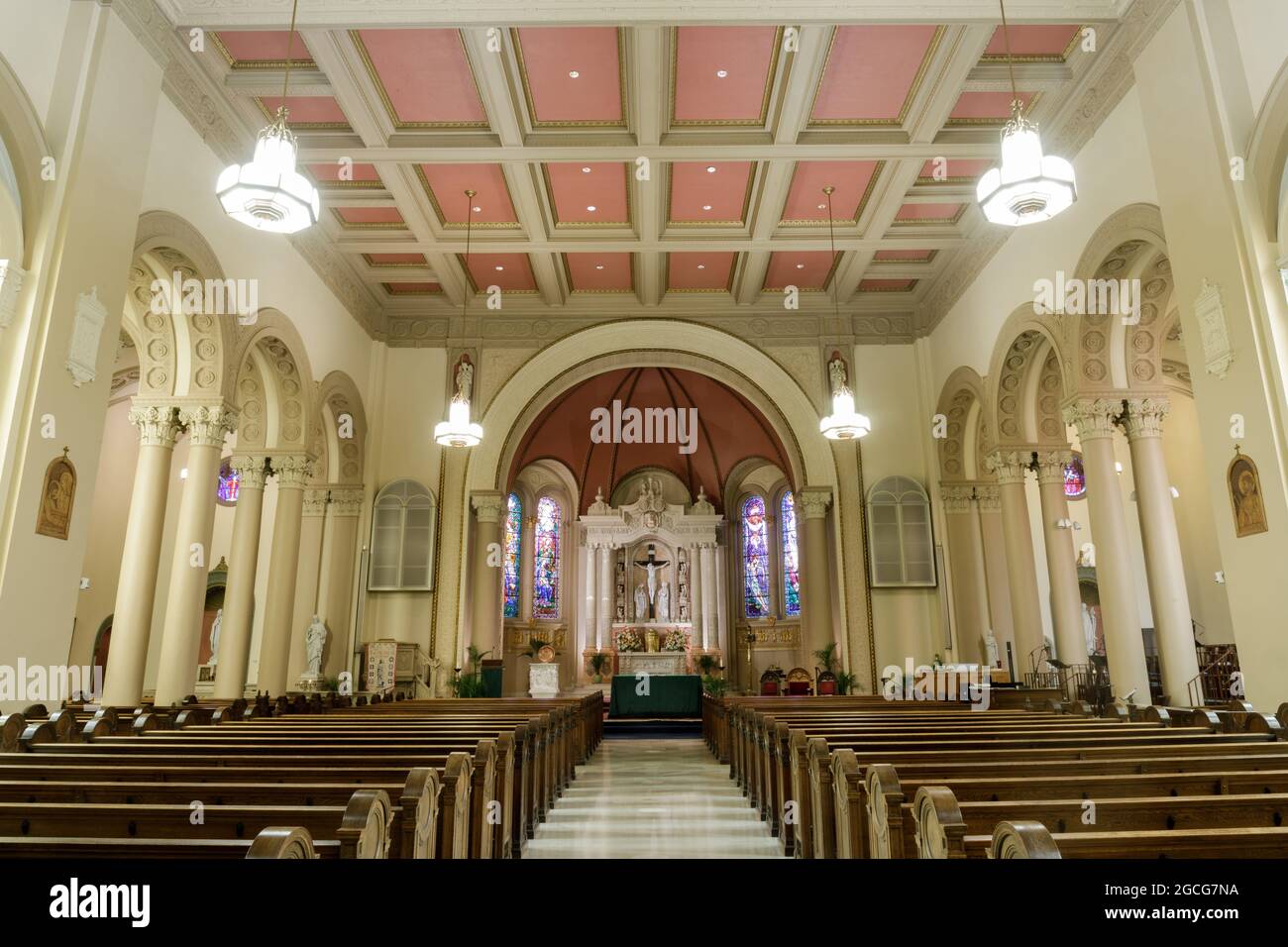 St. Agnes Catholic Church in San Francisco, California Stock Photo