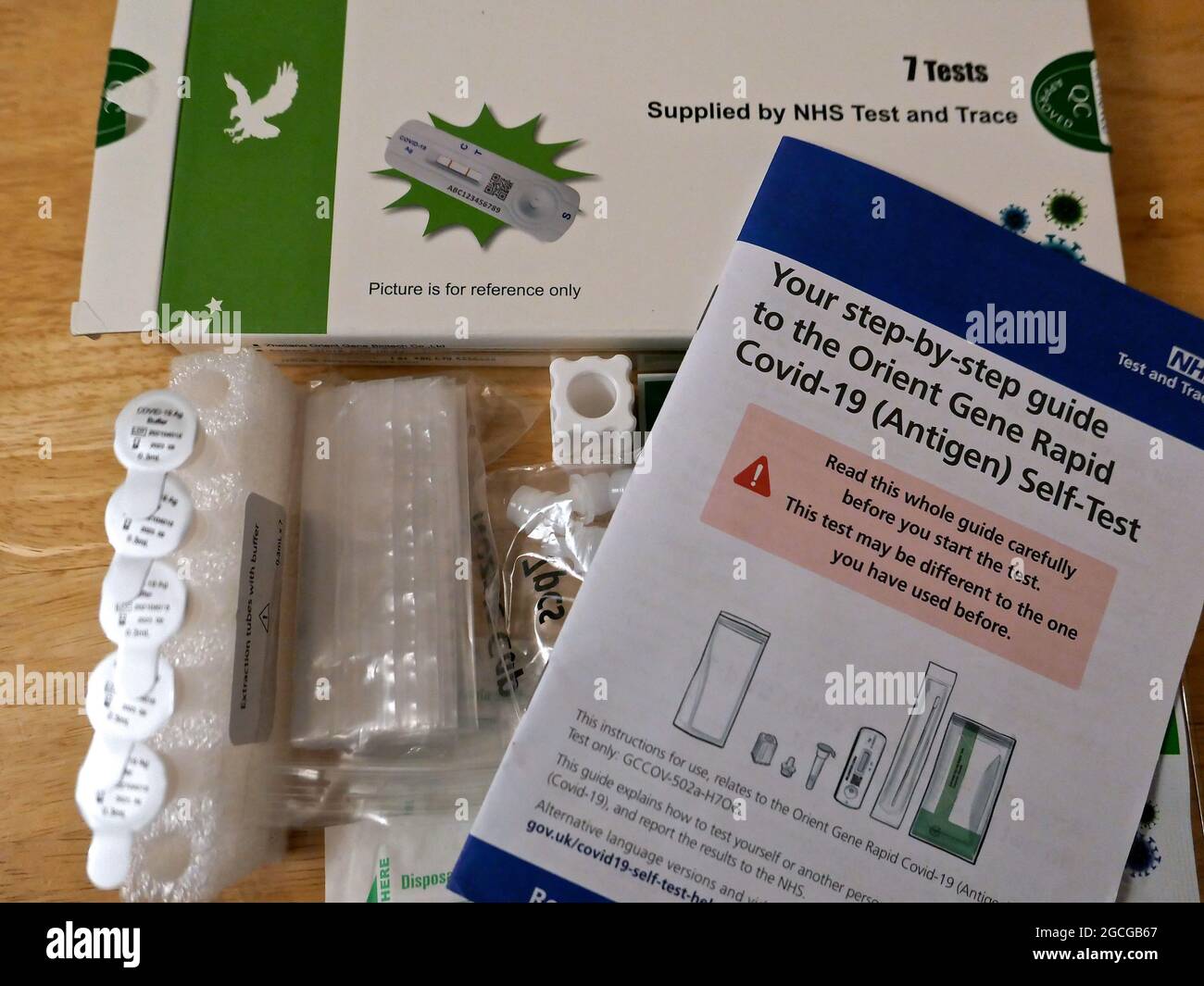 Finally the New Orient Gene Rapid Test available from the NHS gov.uk