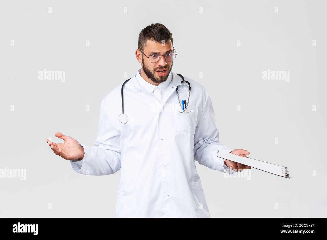 Healthcare workers, medical insurance, clinic lab and covid19 concept