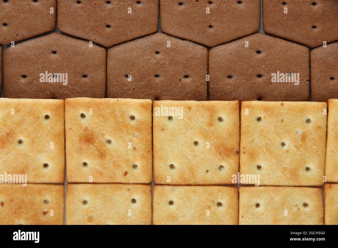 Delicious crackers close up Stock Photo Alamy