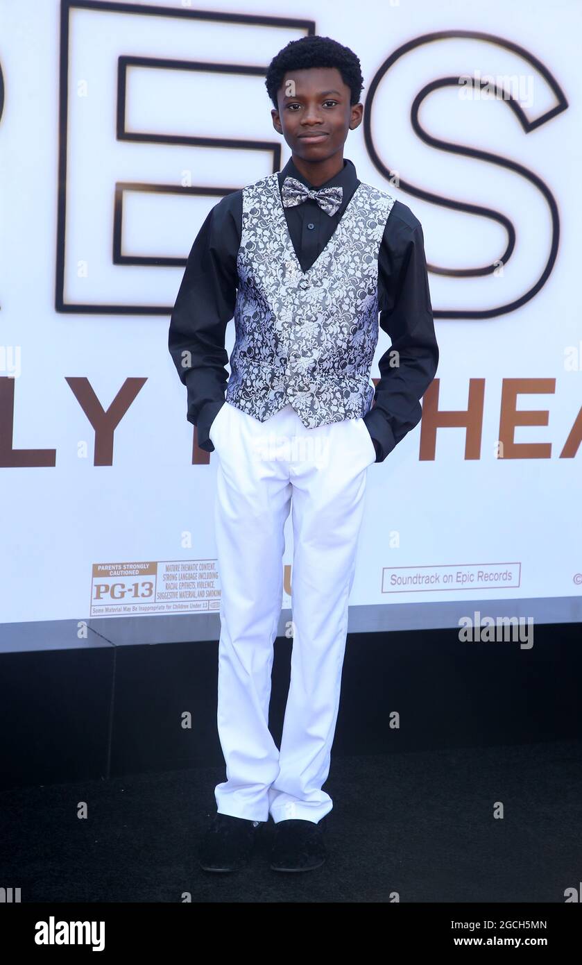 Los Angeles, Ca. 8th Aug, 2021. Jerel Xavier Alston, at Los Angeles Premiere Of MGM's "Respect