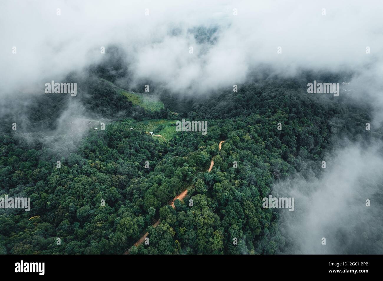 Country road in a valley in springtime Stock Photo - Alamy