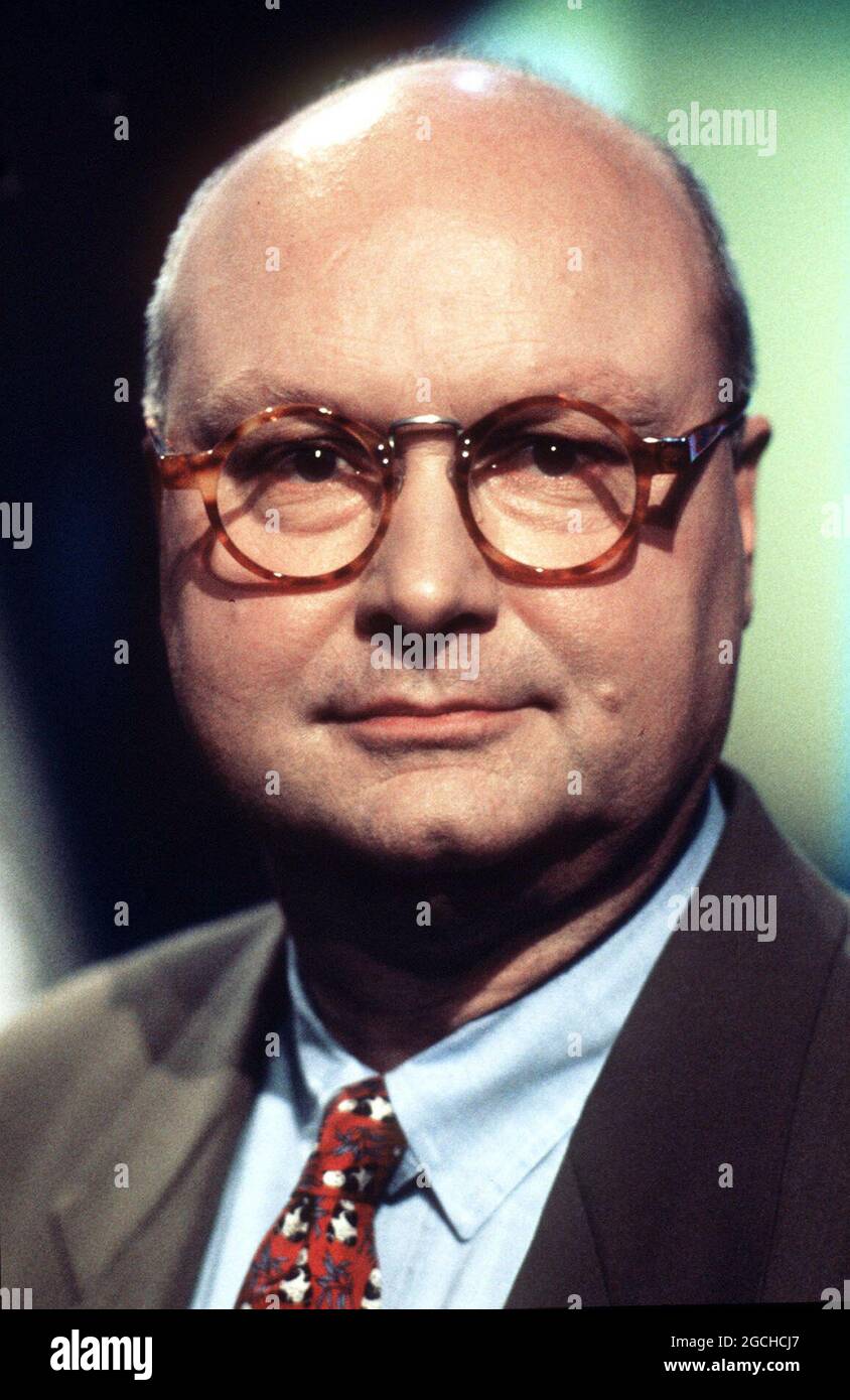 Bodo H. Hauser, deutscher Journalist und Moderator, Portrait 1993. Bodo