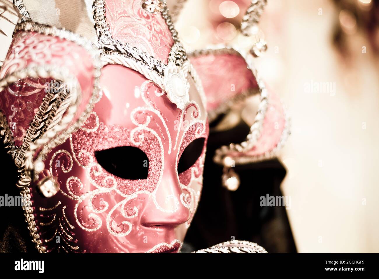 a pink mask Stock Photo Alamy