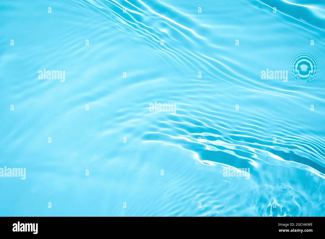 transparent blue colored clear calm water surface texture Stock Photo ...