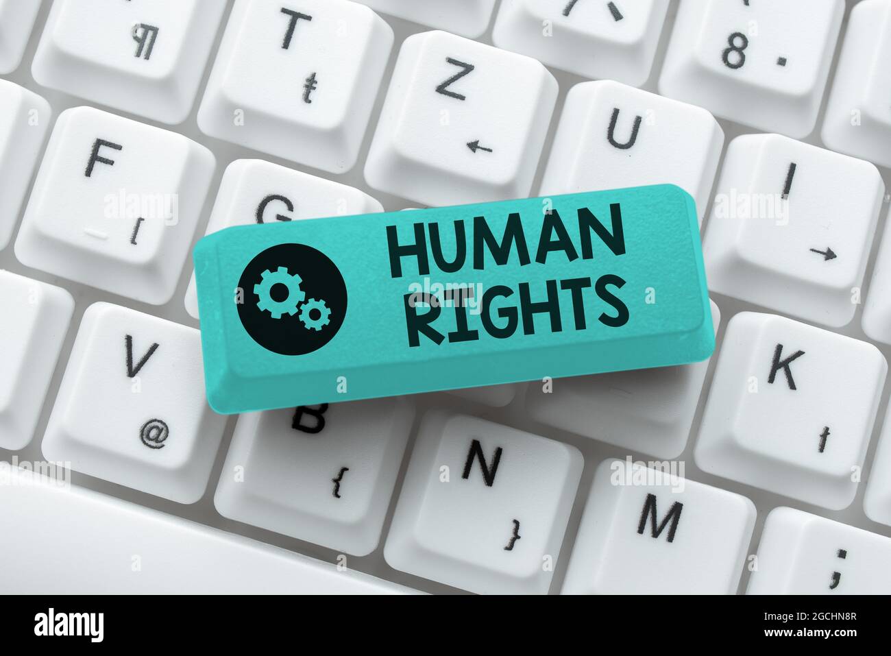 Writing displaying text Human Rights. Concept meaning the equality of ...
