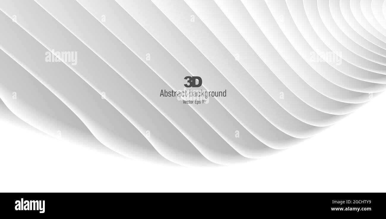 Fluent Sphere Background Abstract 3d background with large white fluted sphere, render realistic ...