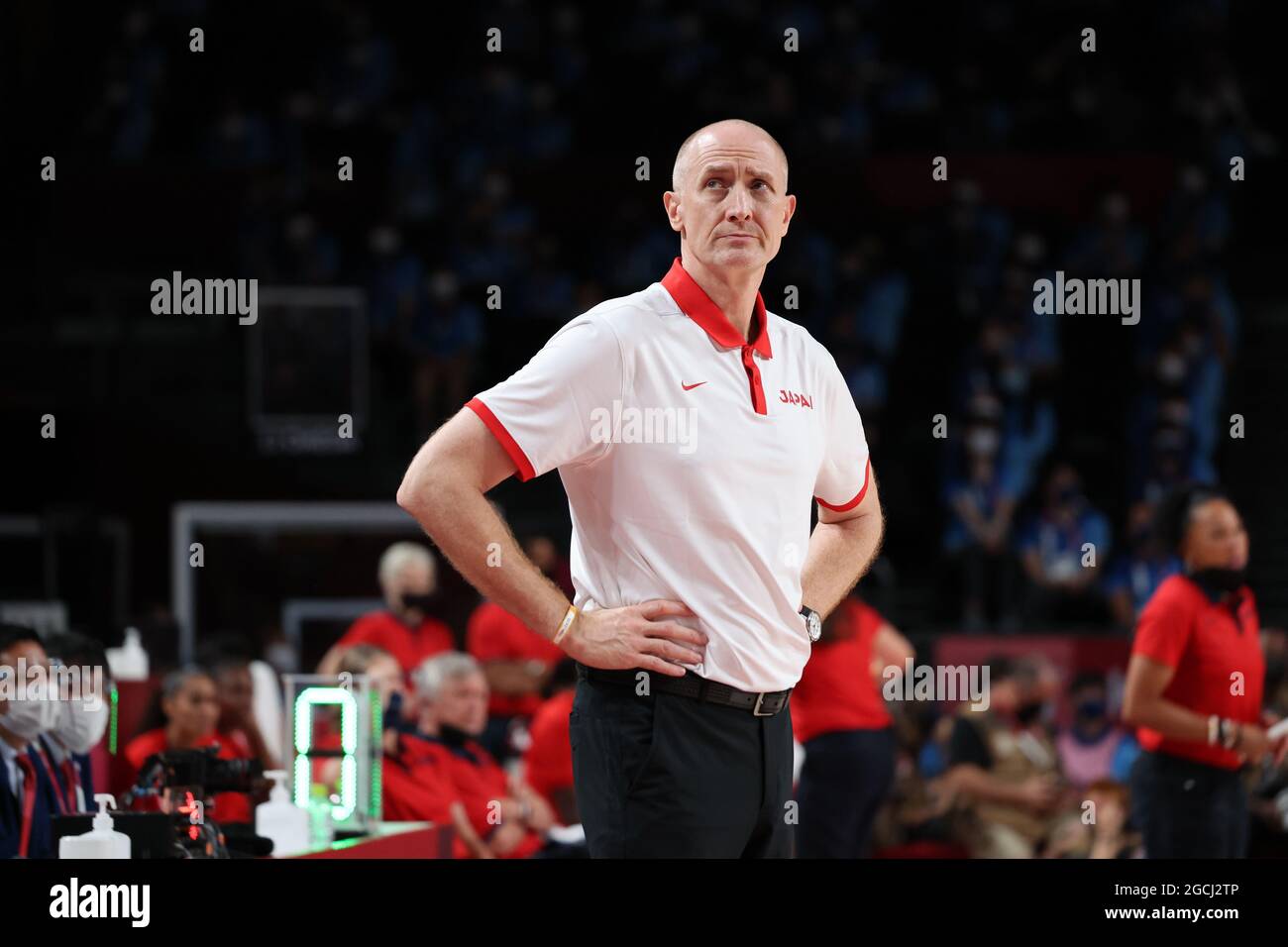 Tom Hovasse head coach (JPN), AUGAST 8, 2021 Basketball Women's