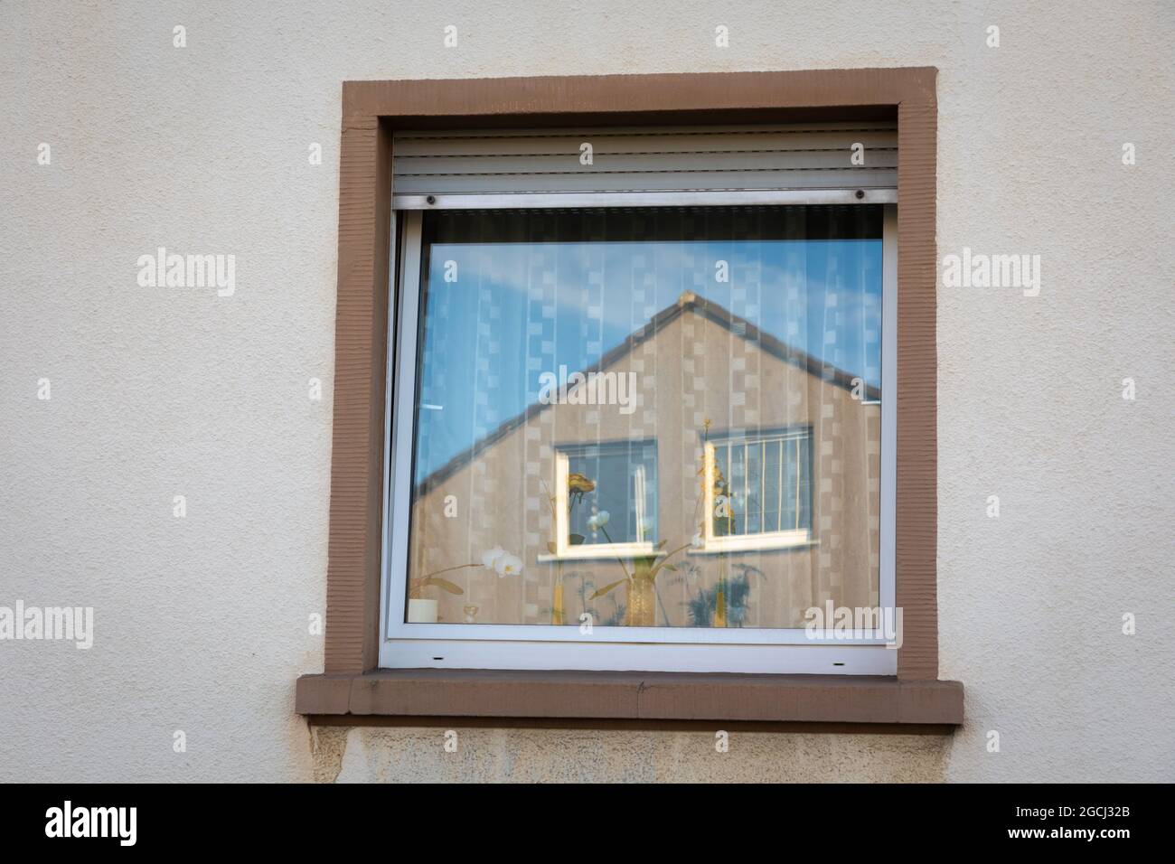 Characteristic worker's housing estate Stock Photo