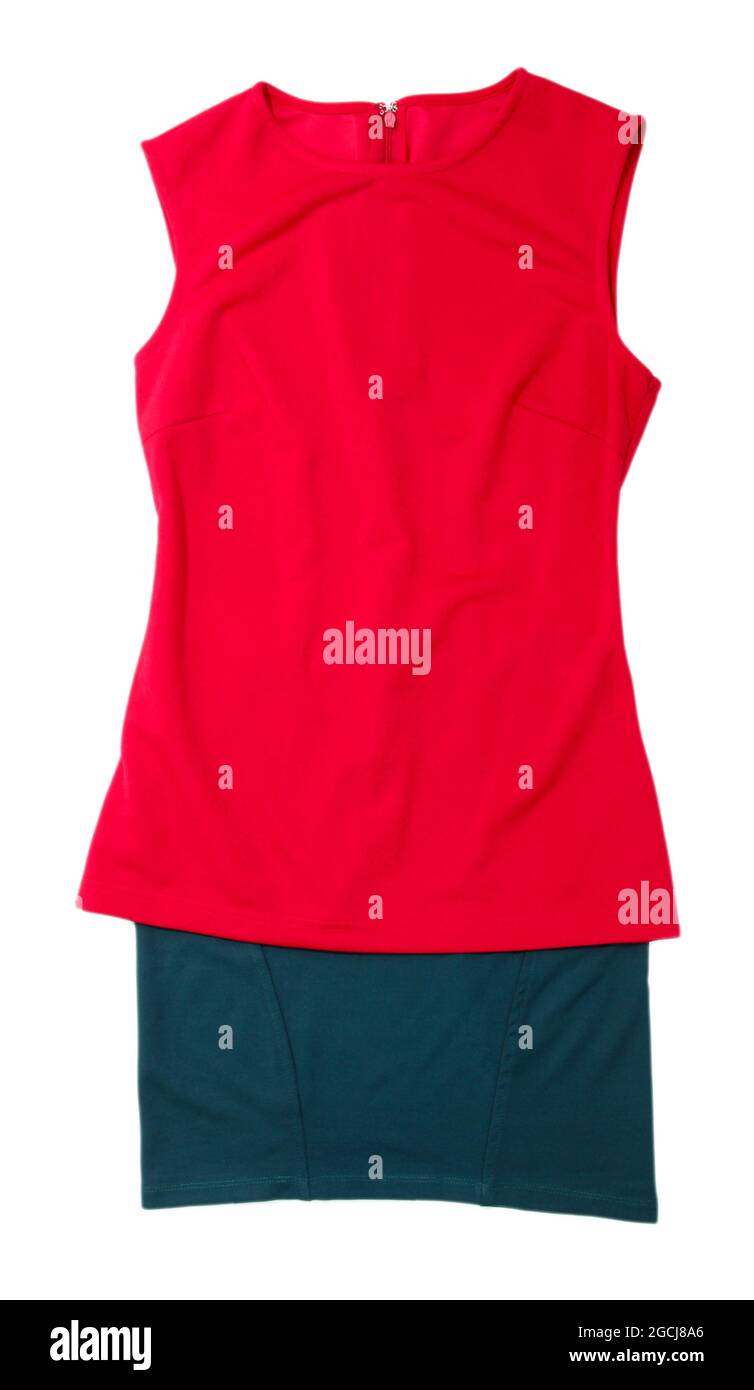 Female clothing isolated on white Stock Photo Alamy