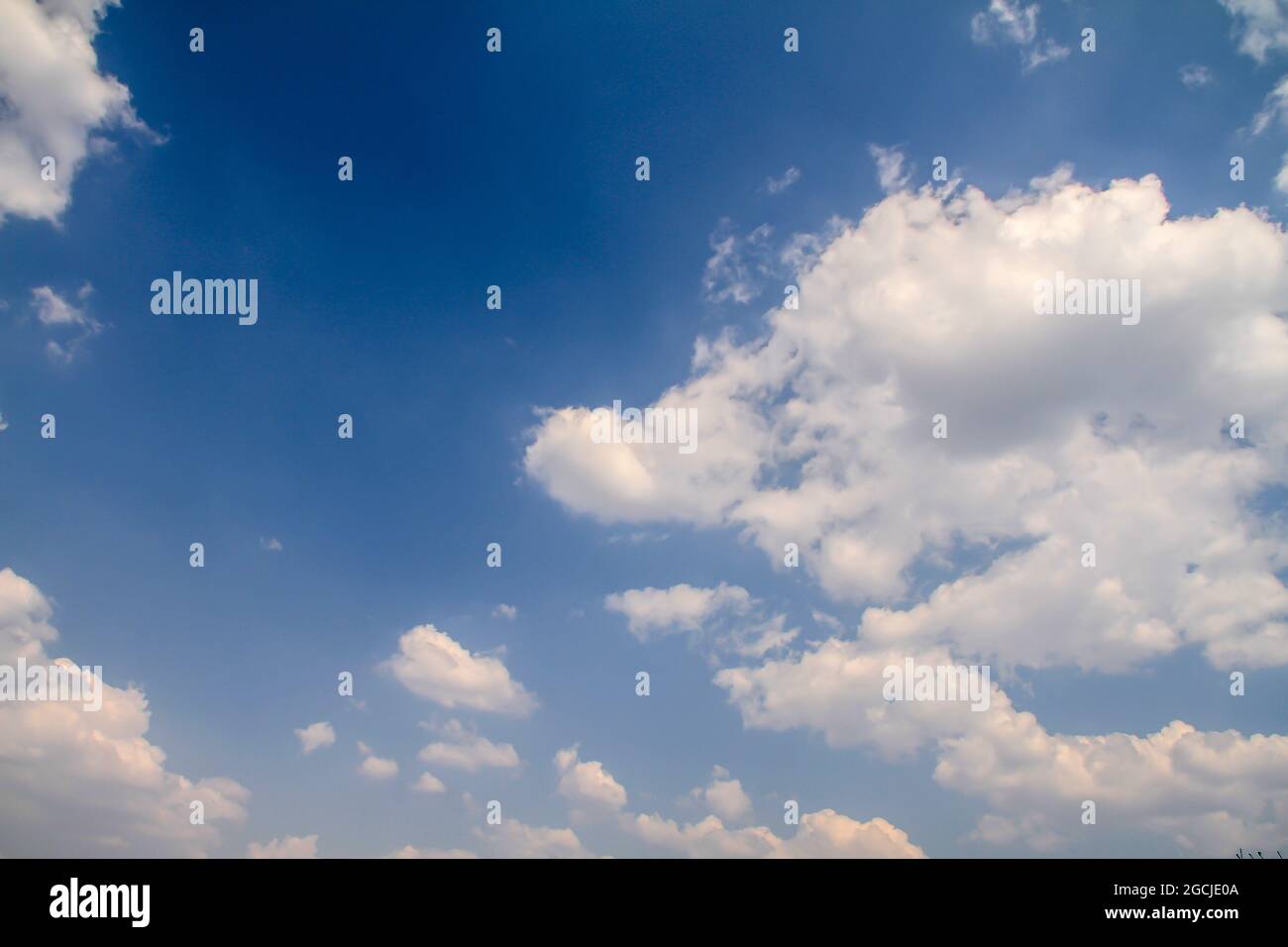 Beautiful blue sky and clouds natural background landscape Stock Photo ...
