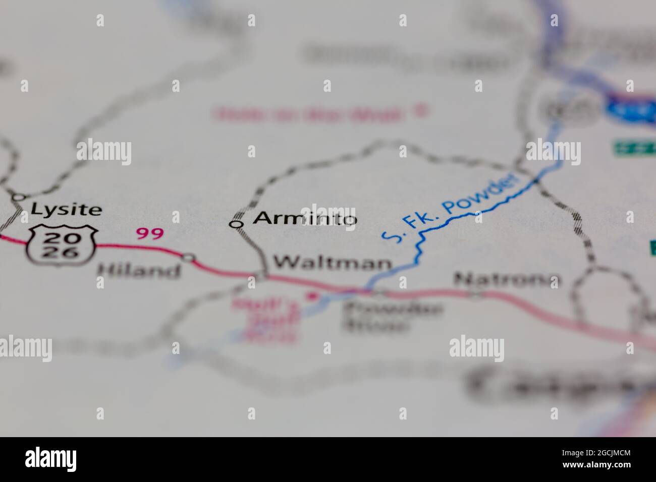 Arminto Wyoming Map Hi-res Stock Photography And Images - Alamy