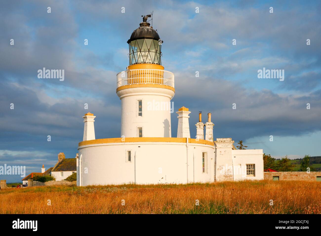 geography / travel, Great Britain, Scotland, lighthouse at Chanonry Point, Scotland, NO-EXCLUSIVE-USE FOR FOLDING-CARD-GREETING-CARD-POSTCARD-USE Stock Photo