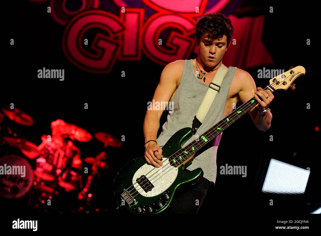 The Vamps Performing at the Big Gig Girl Guide concert , Sheffield Arena Stock Photo