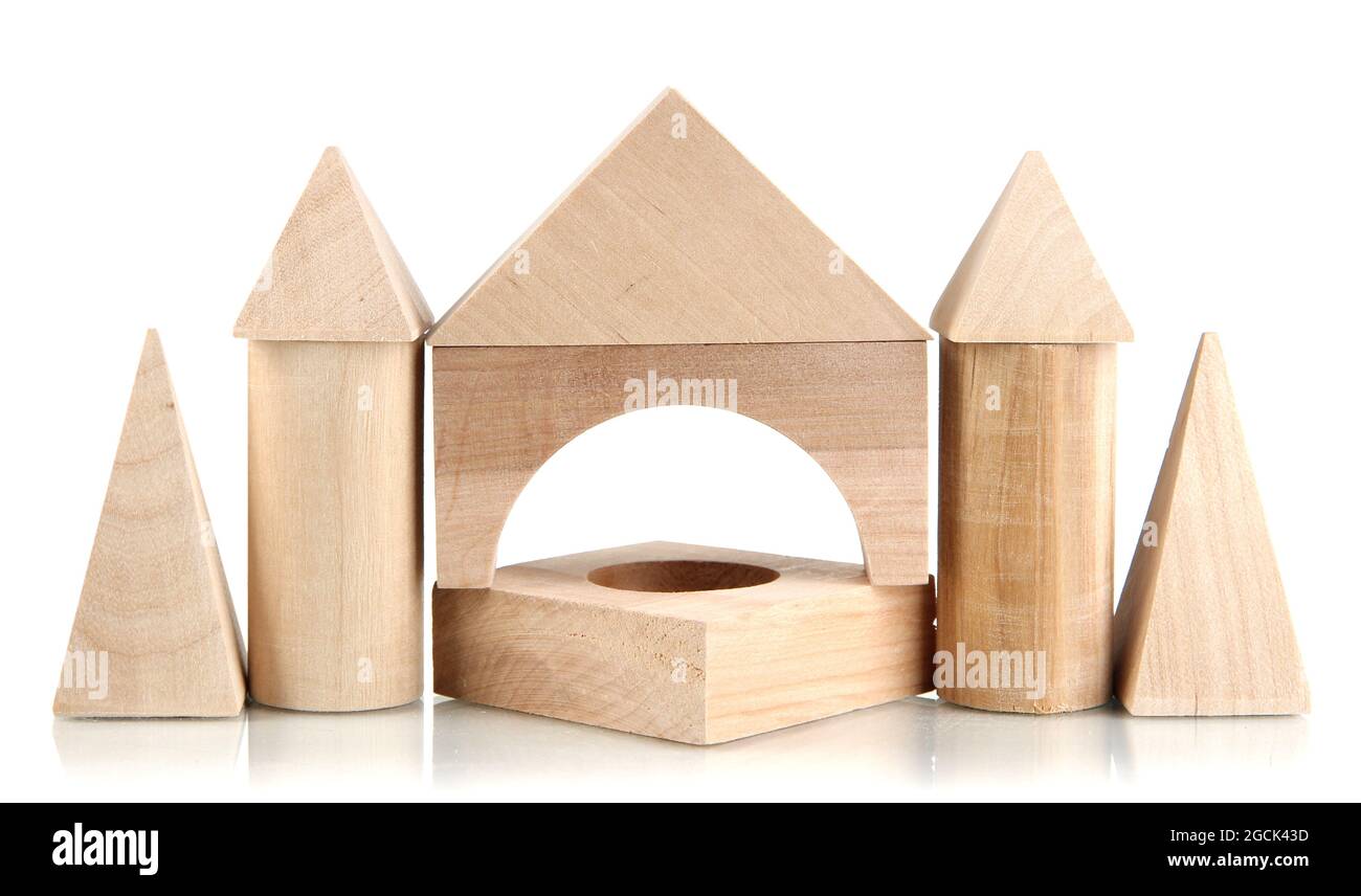 Wood house isolated on white Stock Photo - Alamy