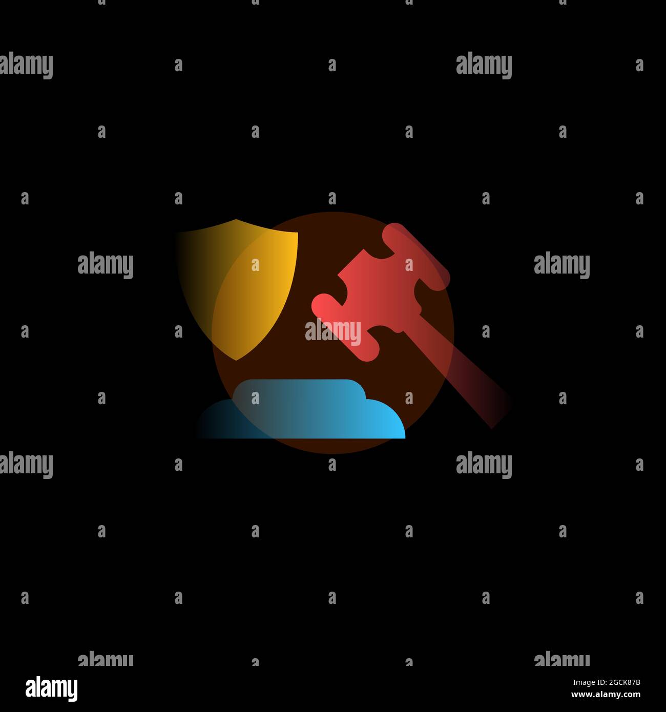 Vector illustration in graphic style. Digital art Stock Vector