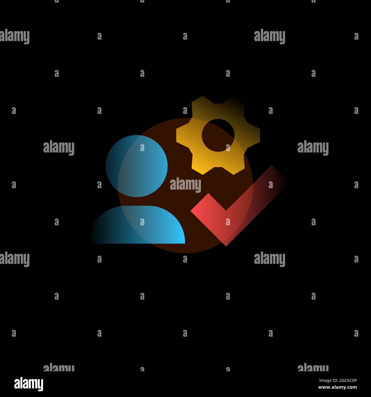 Vector illustration in graphic style. Digital art Stock Vector