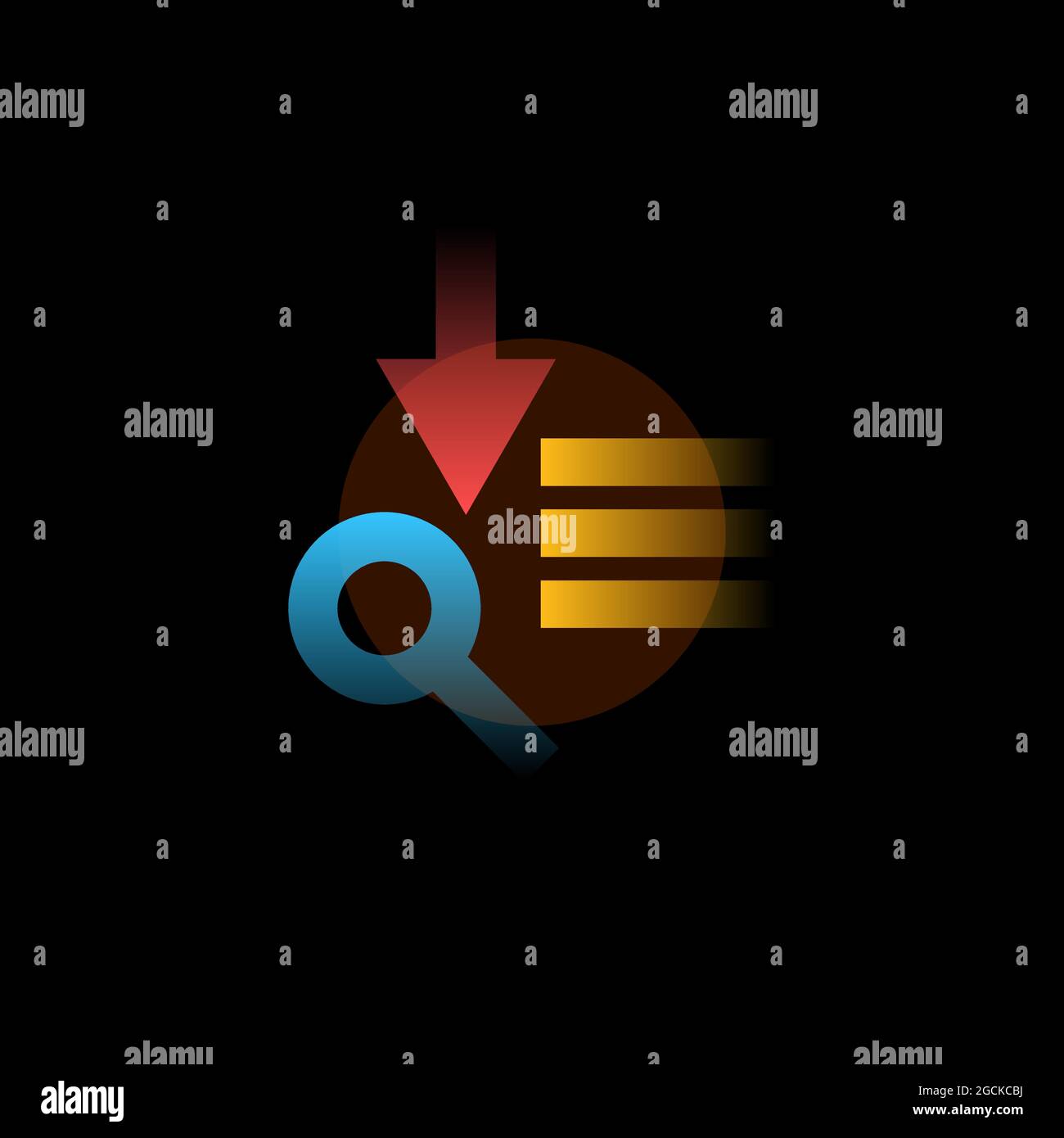 Vector illustration in graphic style. Digital art Stock Vector