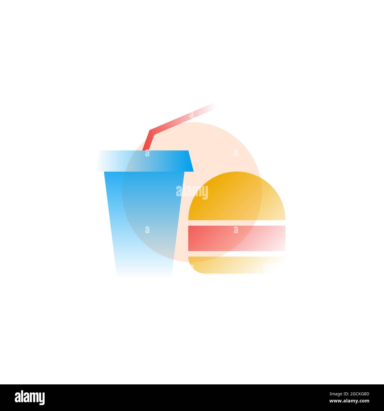 Vector illustration in graphic style. Digital art Stock Vector
