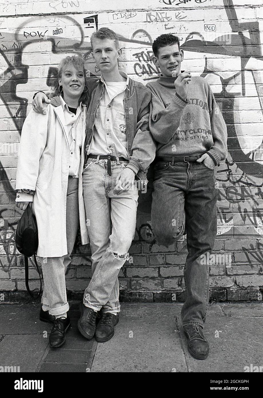 Youth, Nottingham UK 1989 Stock Photo