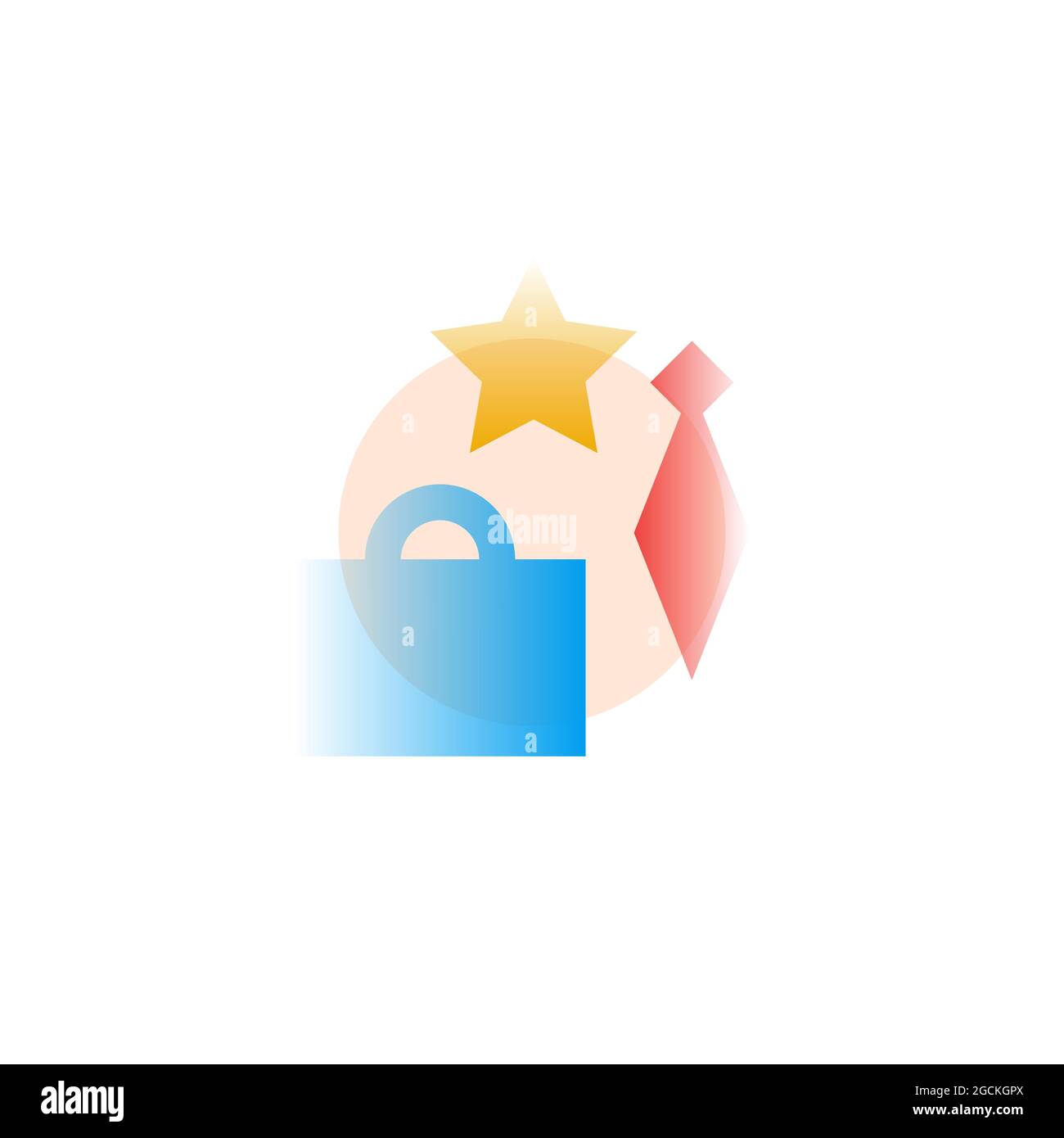 Vector illustration in graphic style. Digital art Stock Vector