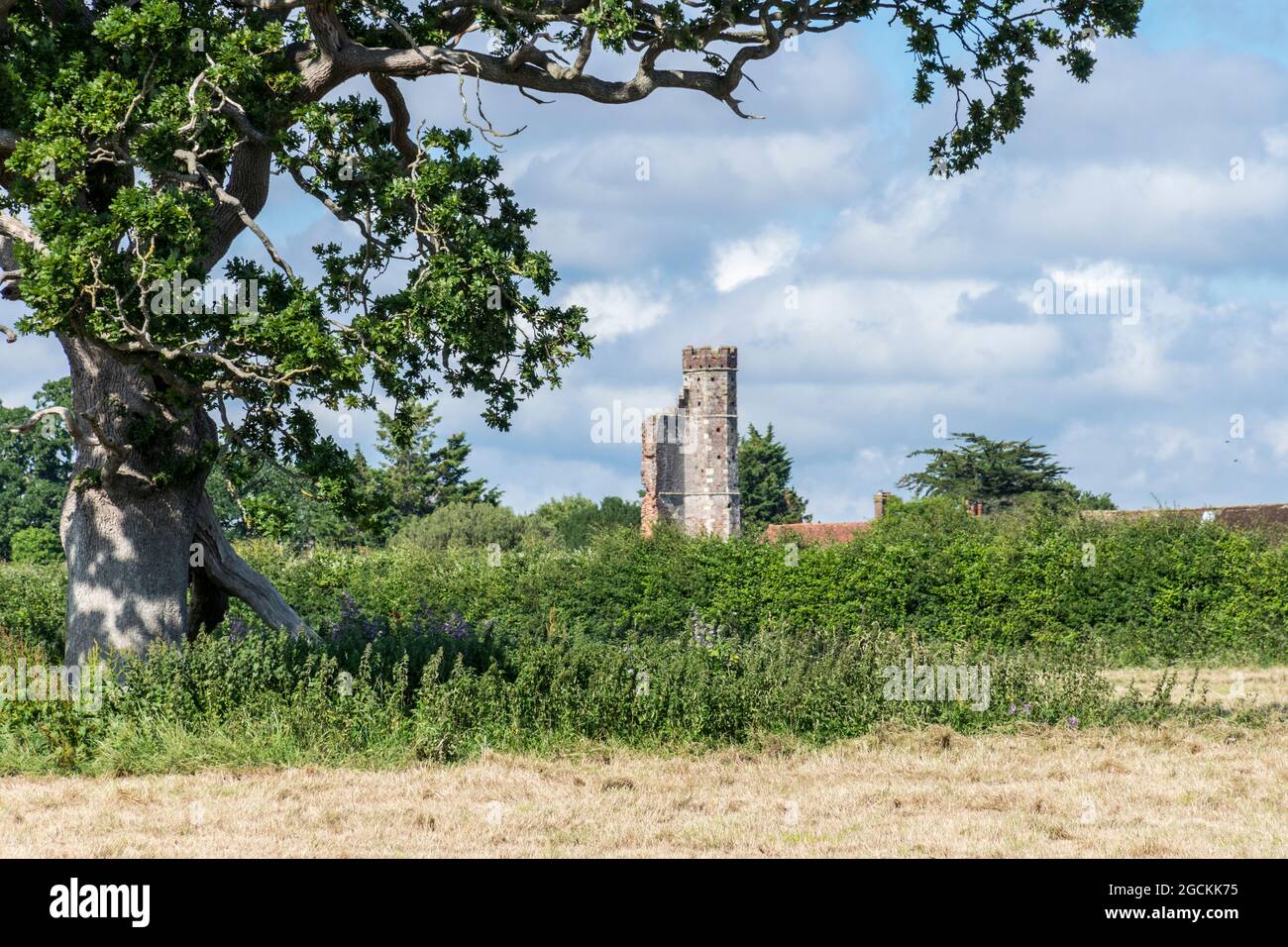Warblington Castle, Langstone,Hampshire UK Stock Photo Alamy