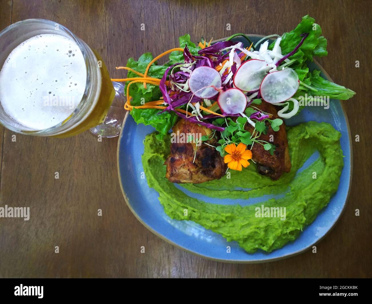 gourmet-food-and-beer-stock-photo-alamy