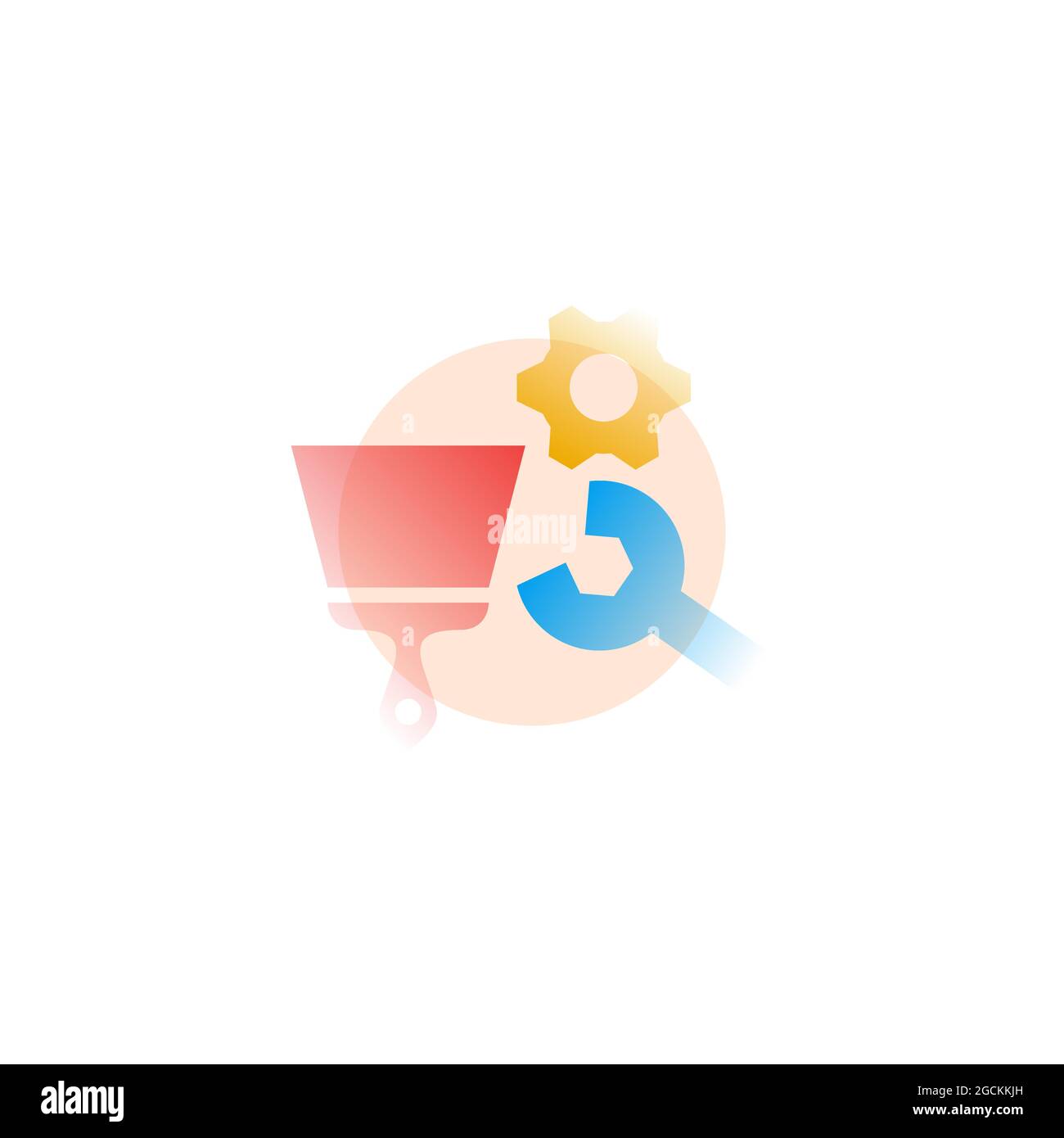 Vector illustration in graphic style. Digital art Stock Vector