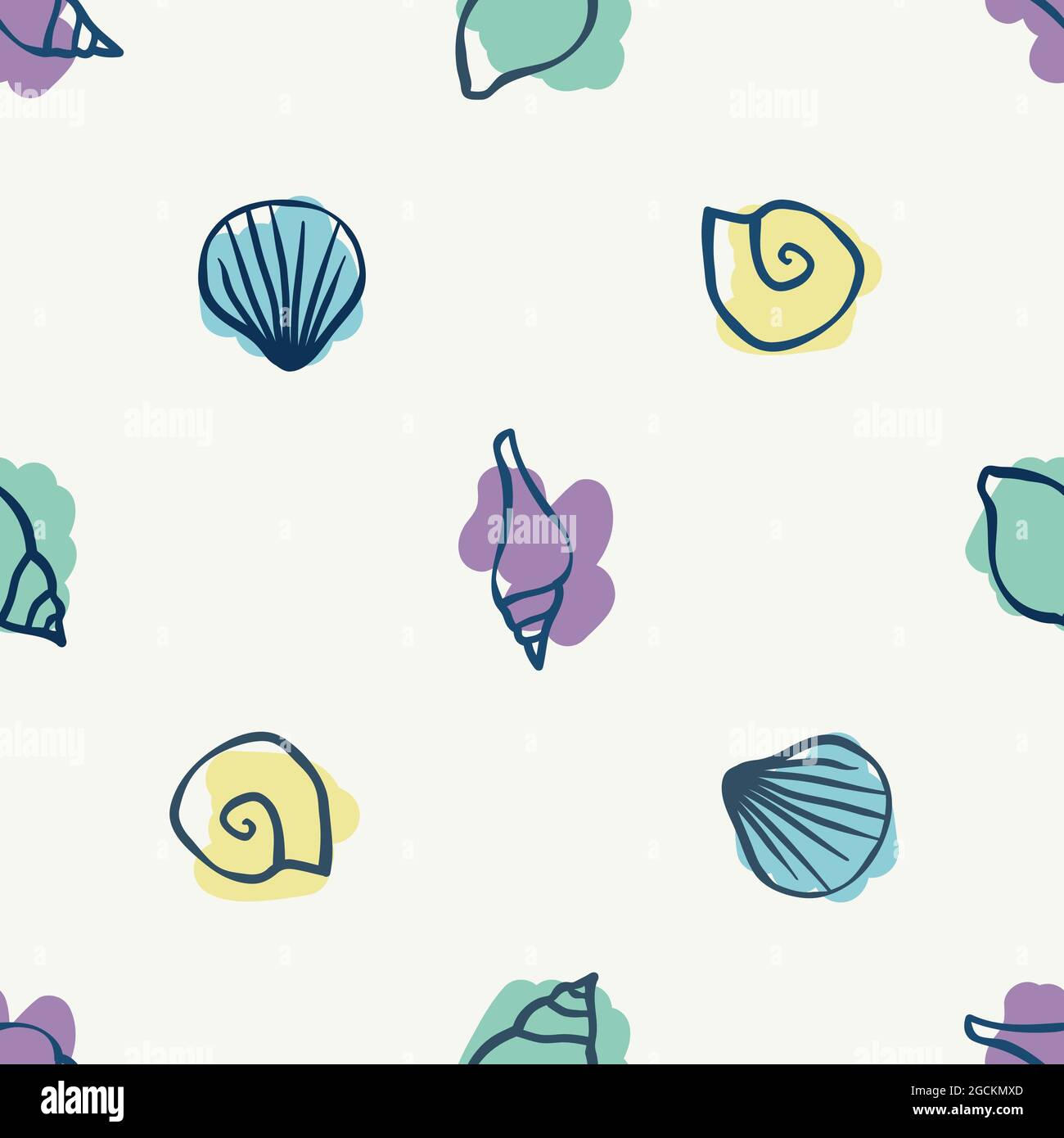 Clam on a beach Stock Vector Images - Alamy