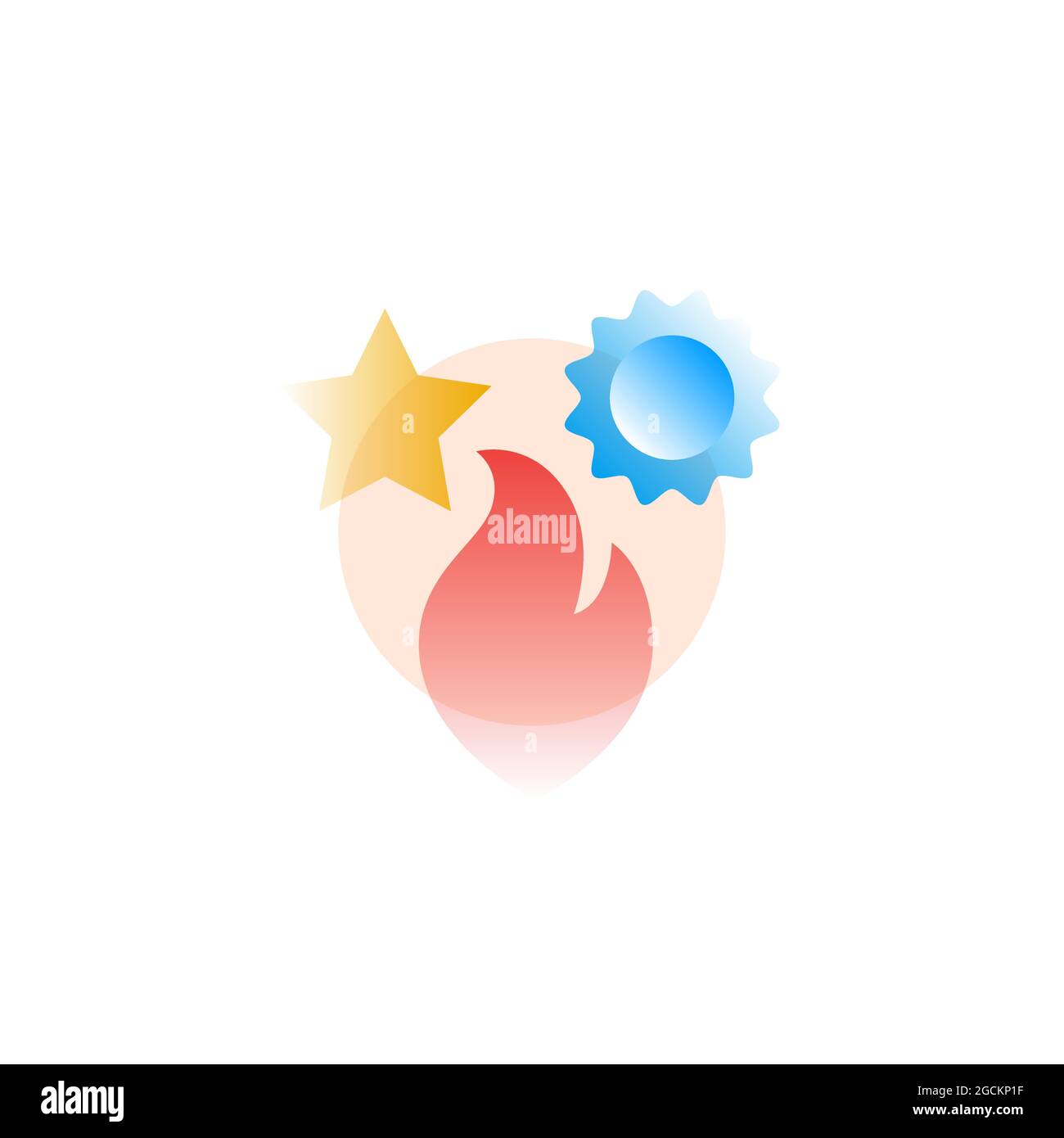 Vector illustration in graphic style. Digital art Stock Vector