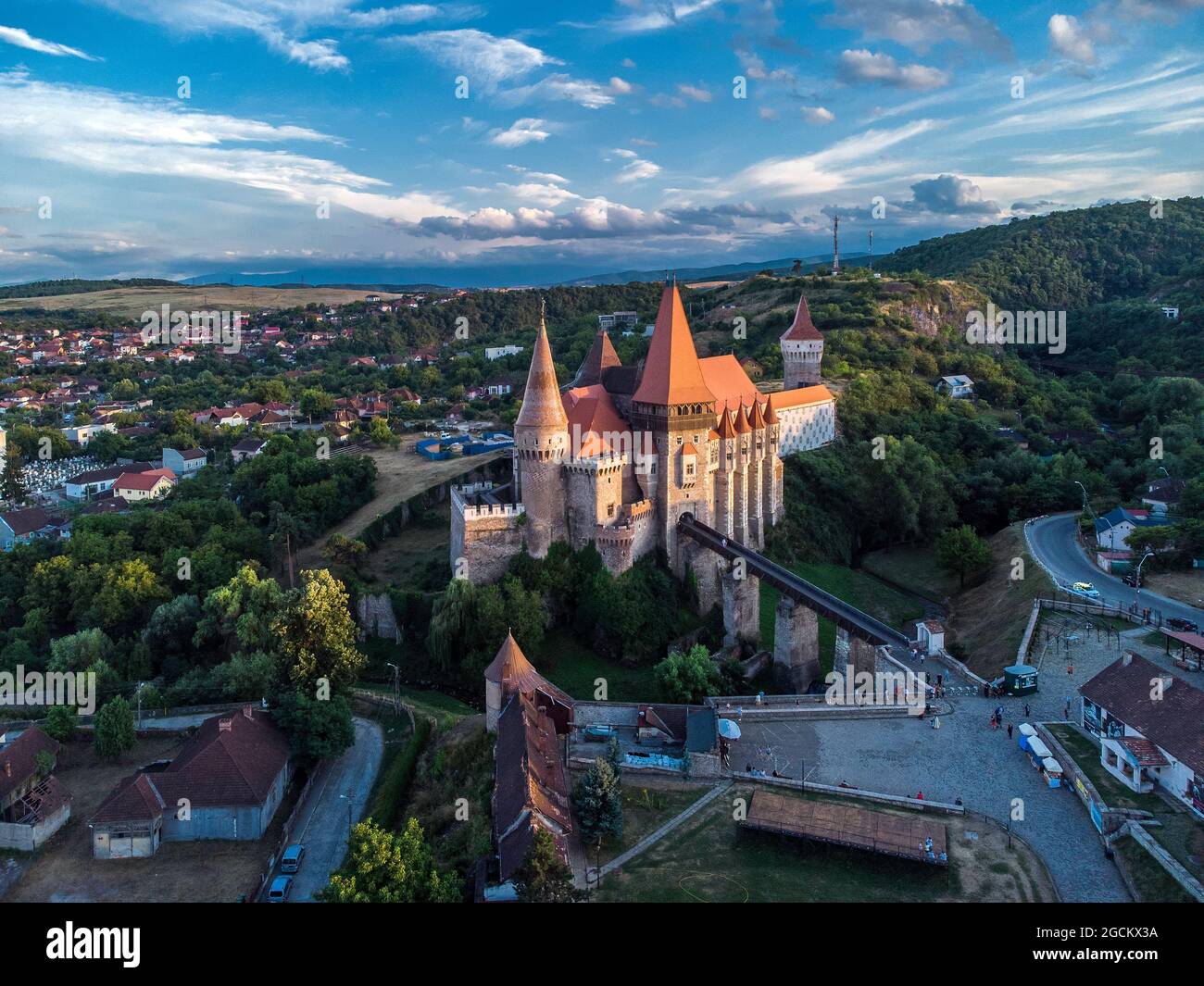 Romanian castle from medieval time Stock Photo