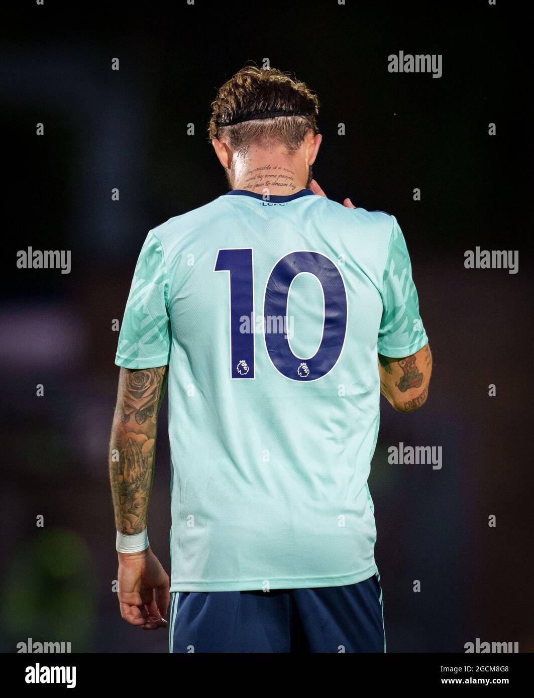 Football shirt back tattoo deals