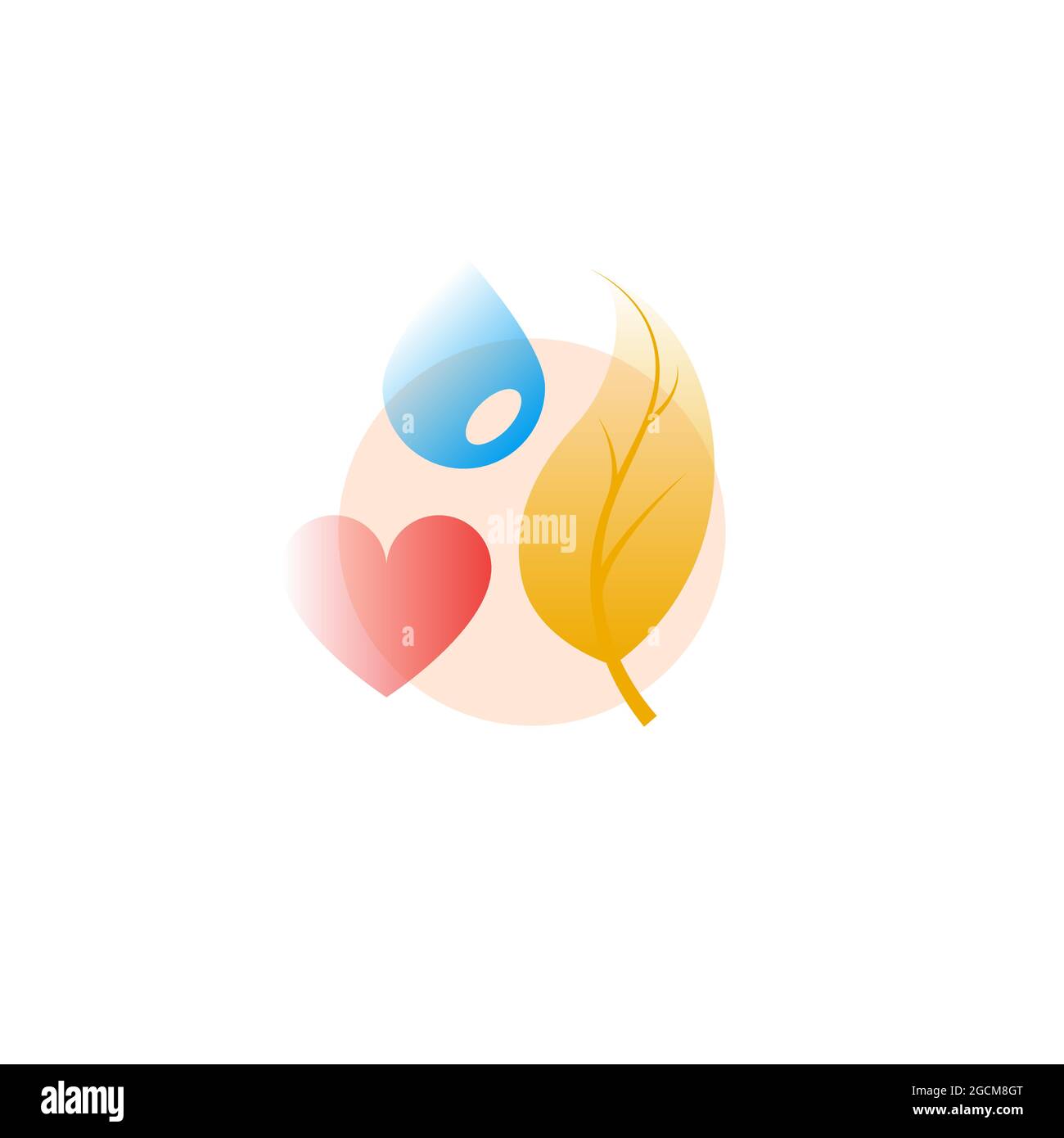Ecology. Vector icon in gradient style. Editable illustration Stock Vector